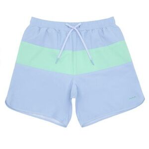 3/$10 Minnow Sky Blue and Mint Men's Swim Shorts